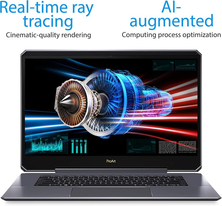 ASUS ProArt Studiobook One Mobile Workstation Laptop, 15.6” 4K UHD PANTONE Display, Intel Core i9-9980HK, Nvidia Quadro RTX 6000, 64GB DDR4, 1TB PCIe SSD, Windows 10 Pro, Star Grey, W590G6T-PS99