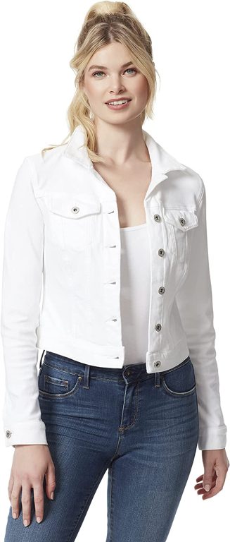 Gloria Vanderbilt Women’s Superloved Pixie Crop Jean Jacket