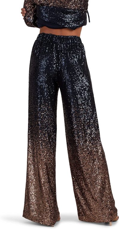 Trina Turk Women’s Wide Leg Sequin Pant