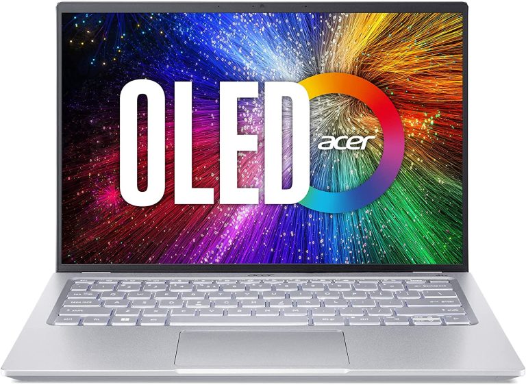 Acer Swift 3 OLED Intel Evo Thin & Light Laptop | 14″ OLED 2880×1800 | Intel Core i7-12700H | Intel Iris Xe Graphics | 16GB LPDDR5 | 1TB SSD | Killer Wi-Fi 6E AX1675 | Windows 11 Home | SF314-71-75MW