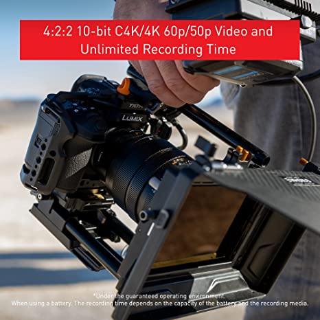 Panasonic LUMIX GH6, 25.2MP Mirrorless Micro Four Thirds Camera with Unlimited C4K/4K 4:2:2 10-bit Video Recording, 7.5-Stop 5-Axis Dual Image Stabilizer – DC-GH6BODY