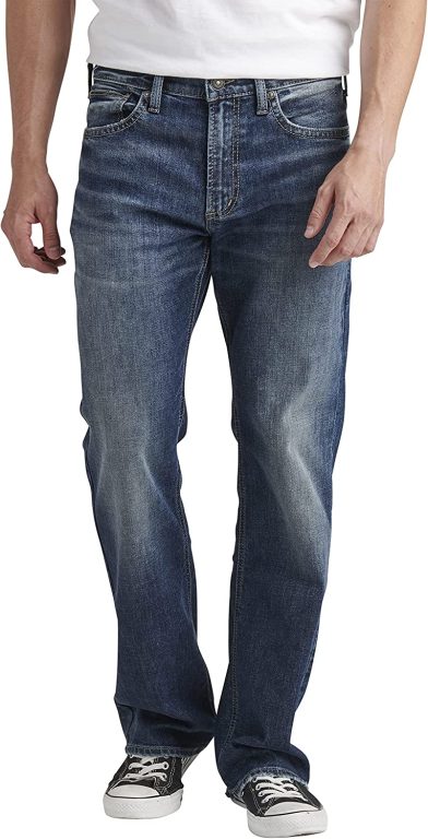 Silver Jeans Co. Men’s Zac Relaxed Fit Straight Leg Jean – Legacy