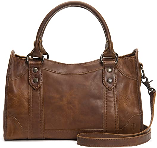 Frye Melissa Zip Satchel Leather Handbag