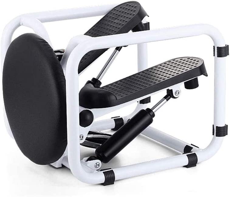 YFDM Mini Stepper, Home Fitness Exercise Elliptical Twister, Multifunctional Exercises Equipment Stool Monitor and Resistance Bands