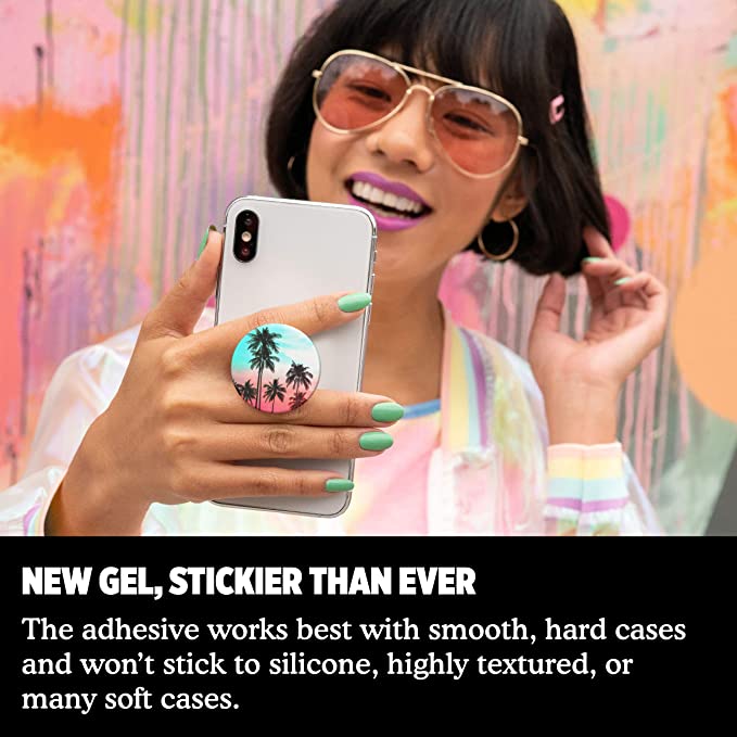 â€‹â€‹â€‹â€‹PopSockets: Phone Grip with Expanding Kickstand, for Phone – Foil Confetti Rose Gold