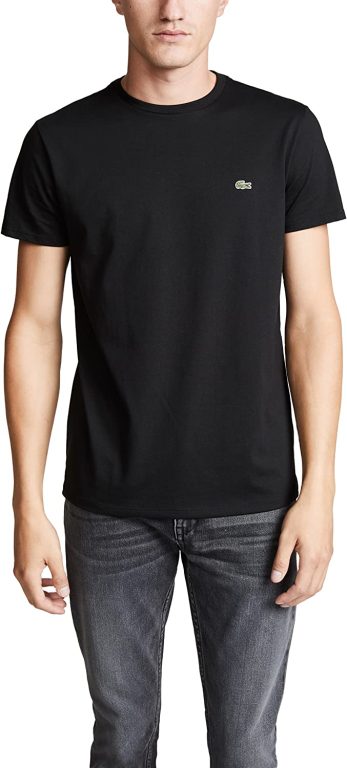 Lacoste Men’s Short Sleeve Crewneck Pima Cotton Jersey T-Shirt