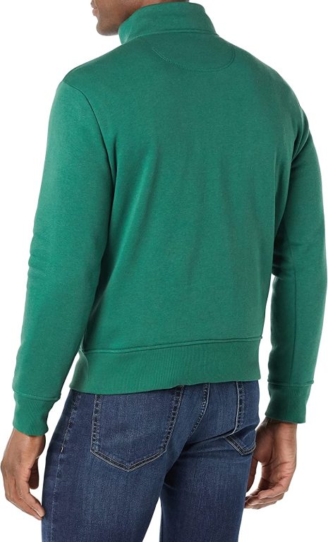 Amazon Essentials Men’s Long-Sleeve Quarter-Zip Fleece Sweatshirt