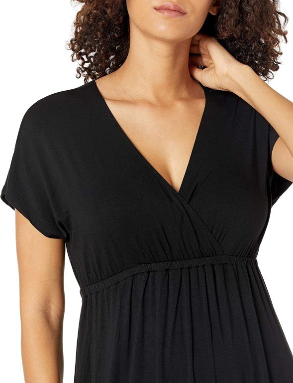 Amazon Essentials Women’s Waisted Maxi Dress (Available in Plus Size)