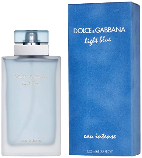 Dolce & Gabbana Light Blue Eau Intense For Women Eau De Parfum Spray 3.3 oz