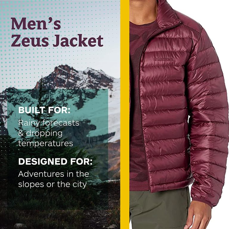 MARMOT Men’s Zeus Jacket, Down-Insulated, Water Resistant, Lightweight