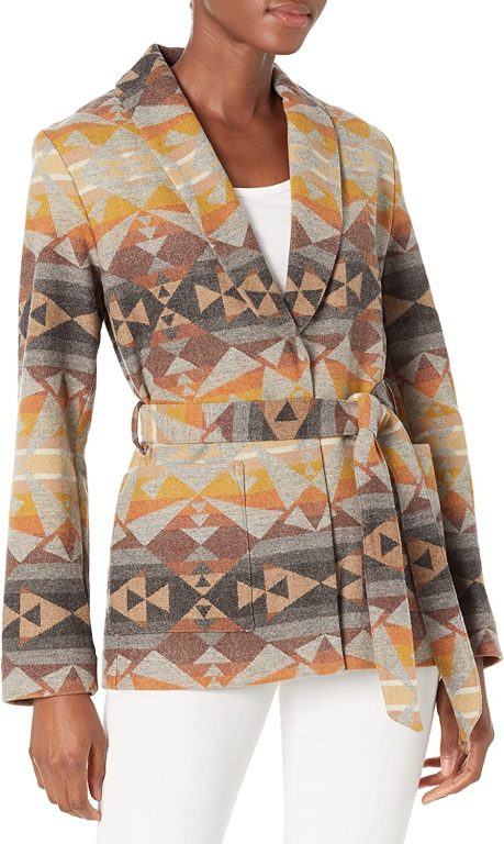 Pendleton Women’s Wool Jacquard Wrap Jacket