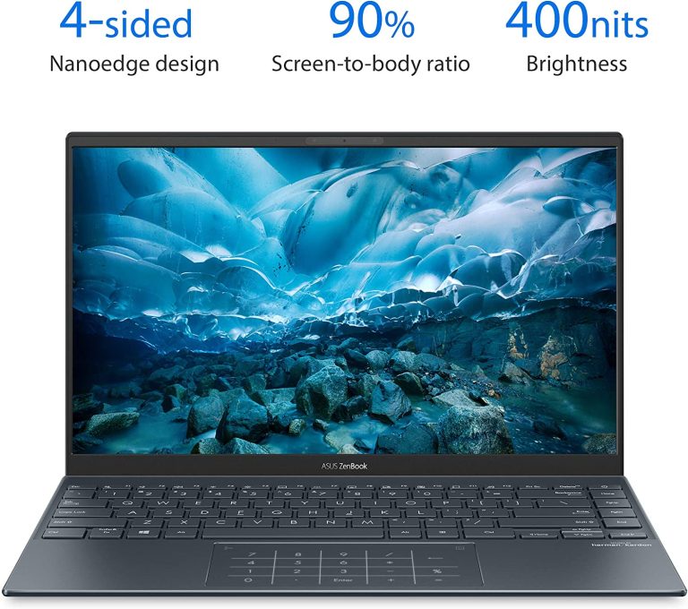 ASUS ZenBook 14 Ultra-Slim Laptop 14” FHD Display, AMD Ryzen 9 5900HX CPU, Radeon Vega 7 Graphics, 16GB RAM, 1TB PCIe SSD, NumberPad, Windows 11 Pro, Pine Grey, UM425QA-XH99