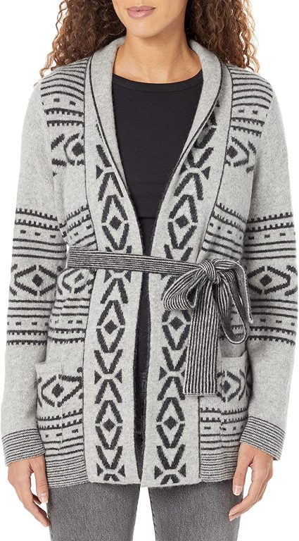 Pendleton Women’s Alpaca Discovery Wrap Front Cardigan Sweater