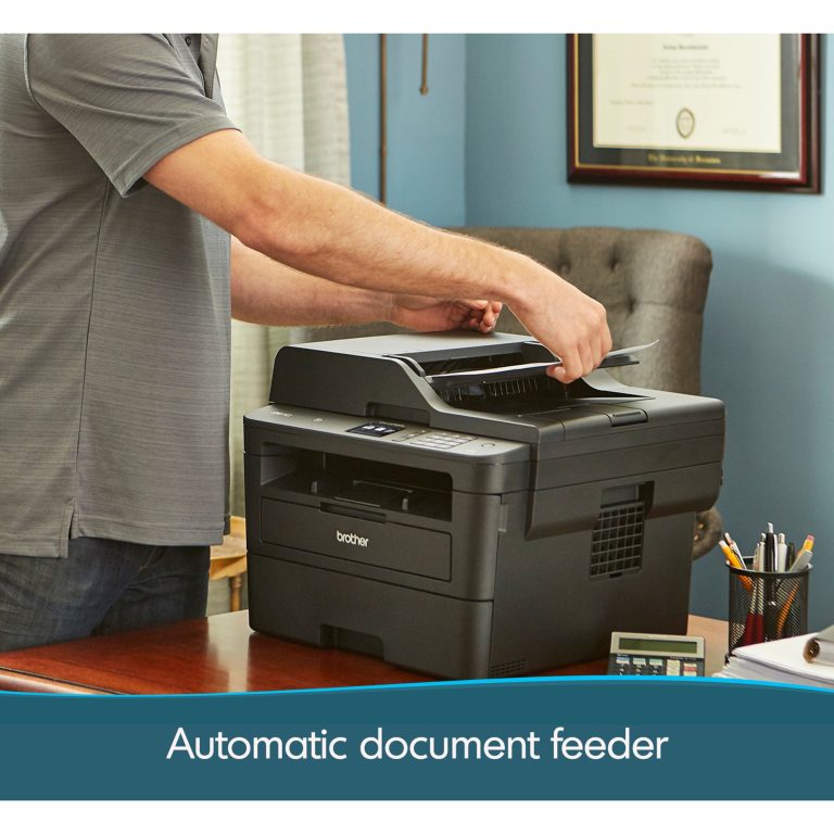 Brother MFCL2750DW Monochrome All-in-One Wireless Laser Printer, Duplex Copy & Scan