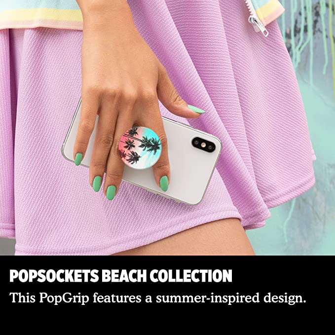 â€‹â€‹â€‹â€‹PopSockets: Phone Grip with Expanding Kickstand, for Phone – Foil Confetti Rose Gold