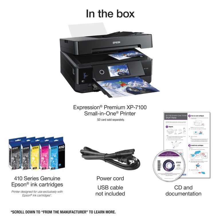 Epson Expression Premium XP-7100 Wireless All-in-One Color Inkjet Printer