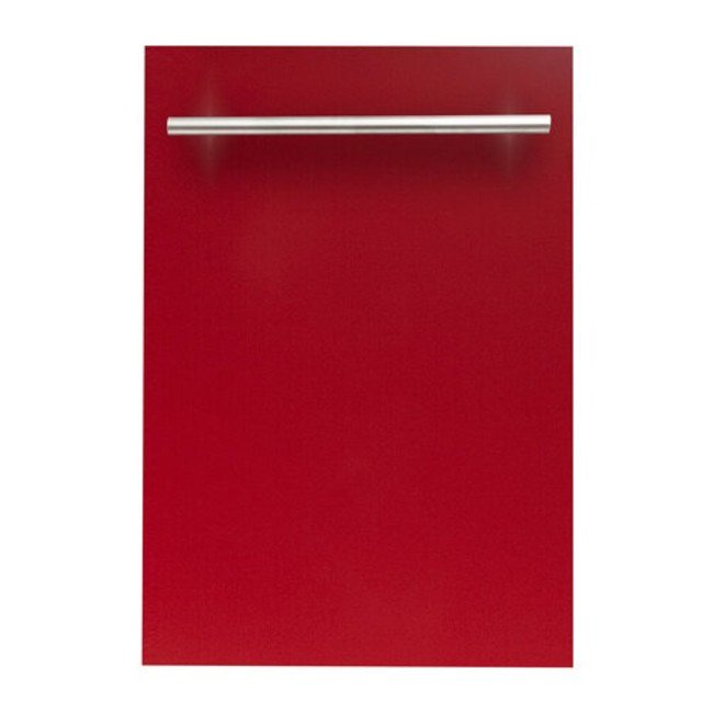 18″ Top Control Tall Tub Dishwasher in Red Gloss with Stainless Steel Tub and 3rd Rack (DWV-RG-18)