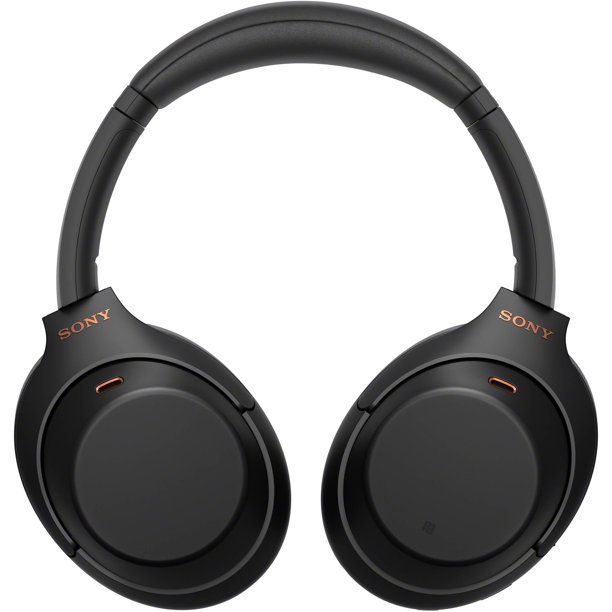Sony WH-1000XM4 Wireless Noise-Canceling Over-Ear Headphones (Black) – Includes: Connection Cable, USB Type-C Cable, Plug Adapter for In-Flight Use, Compact Carry Case & Microfiber Cleaning Cloth