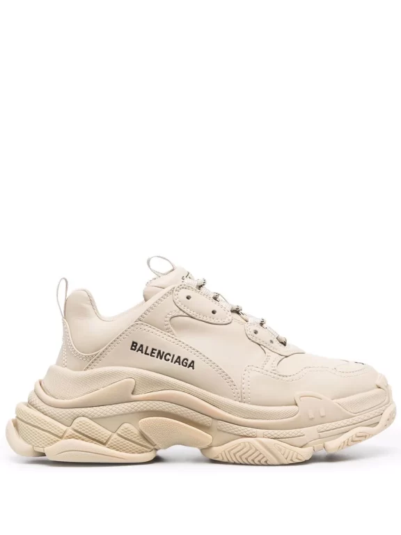 Balenciaga Triple S faux-leather sneakers