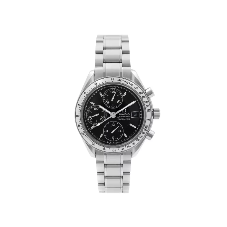 Omega Speedmaster Chronograph Steel Black Dial Automatic Mens Watch