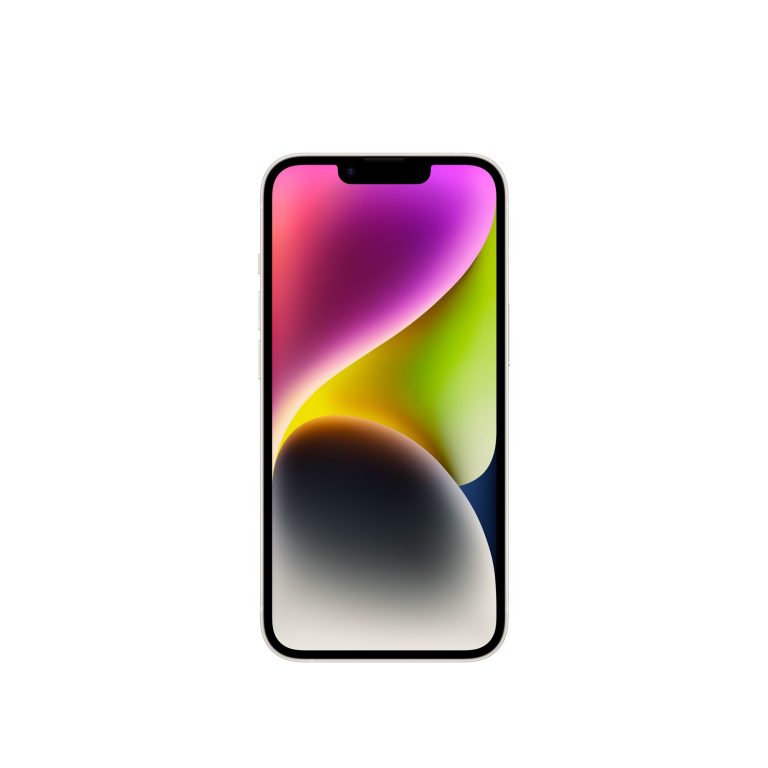 Straight Talk Apple iPhone 14, 128GB, Starlight – Prepaid Smartphone [Locked to Straight Talk]
