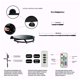 FUTOBOOZ 360 Photo Booth,Free Logo Ring Light Selfie Stand, Remote Control, App Control,1 Person Standing Automatic Rotation 360 Degree Camera Booth Platform Rotator (26.8 Inches + Honeycomb Case)
