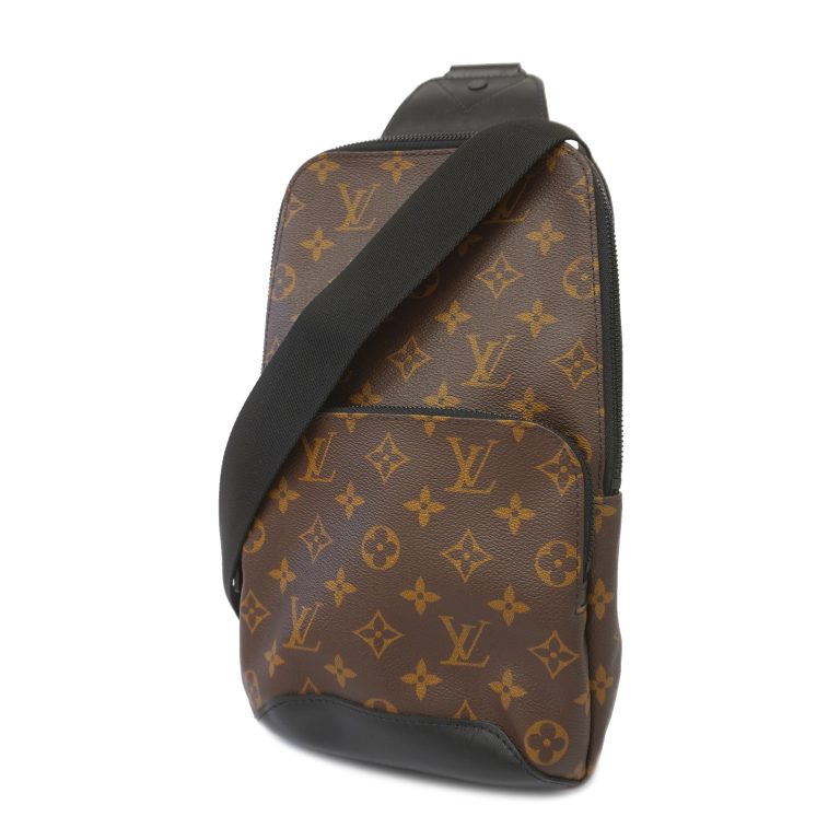 Authenticated Used Auth Louis Vuitton Monogram Macassar Avenue M45897 Men’s Fanny Pack,Sling Bag