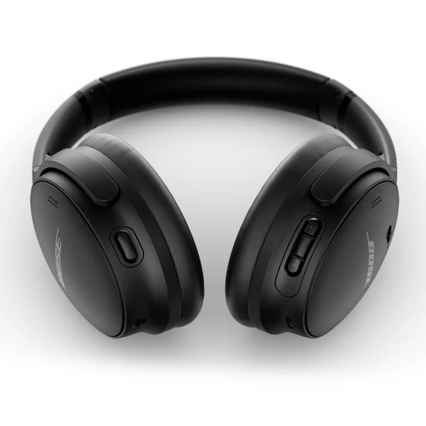 Bose QuietComfort 45 Headphones Noise Cancelling Over-Ear Wireless Bluetooth Earphones, Black