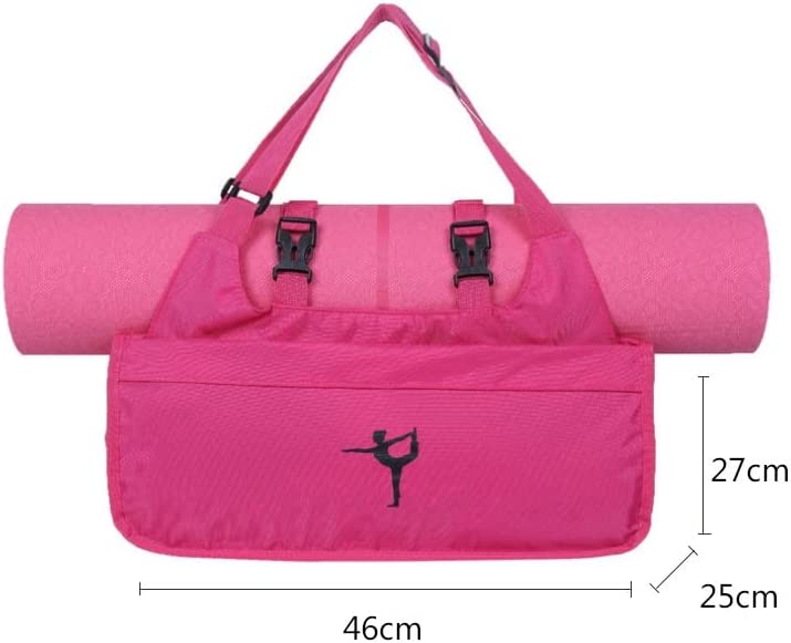 n/a Yoga Mat Bag Pad Gym Bags Dry Wet Fitness for Women Men Sports Dancing Matress Pads (Color : C, Size : 27x46x25cm)