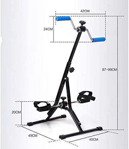 WSSBK Indoor Steppers with Adjustable Handle Hand and Foot Equipment Home Fitness Bicycle Mini Cycling Bikes