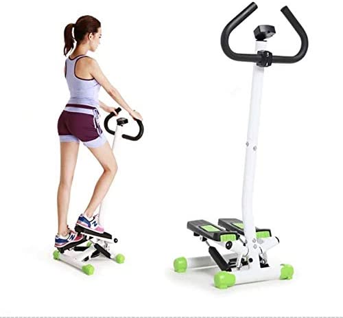 WSSBK Handrail Mini Stepper Machine Fitness Stepper Exerciser Men Women Slimming Weight Loss Training Sports Equipment for HOM