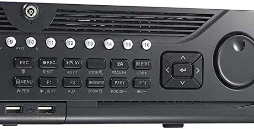 Hikvision DS-9016HWI-ST-20TB Hybrid DVR, 16-Channel Analog + 16-Channel IP, H264, UP to 6MP, HDMI, 8-SATA,