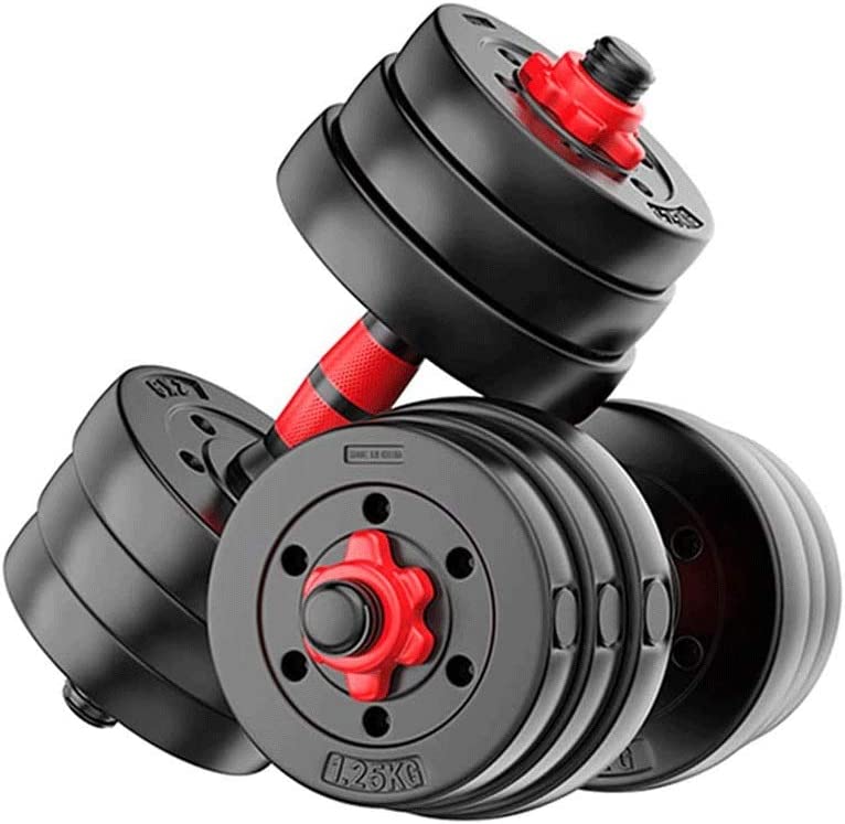 No-logo Dumbbell Men and Women Dumbbell Weight Lifting Dumbbell Home Fitness Equipment A Pair of Dumbbell Sports Equipment Barbell (Size : 15KG)