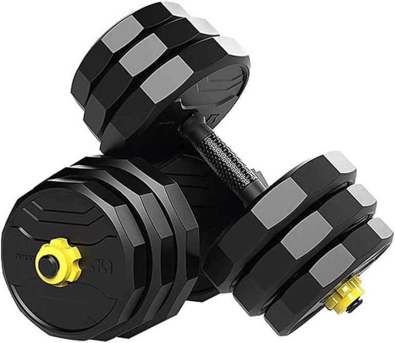 Nologo QAZWS Dumbbell Men and Women Dumbbell Weightlifting Dumbbell Home Fitness Equipment Dumbbell Exercise Equipment Barbell (Single) (Size : 20KG)