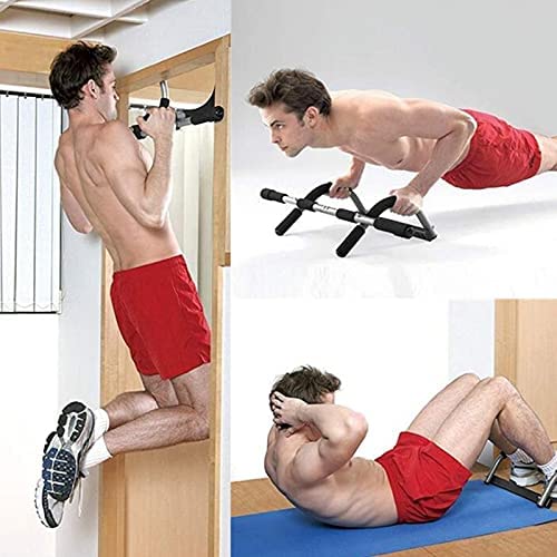 YFDM Perfect Fitness Multi-Gym Doorway Pull Up Bar Portable Gym System Iron Gym Total Upper Body Workout Bar