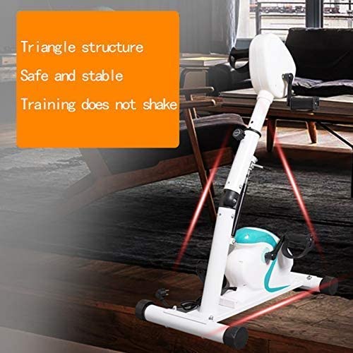 Sywlwxkq Portable Pedal Exercise Bike with LCD Display, Arm and Leg Exerciser, Fitness Equipment for Seniors and Elderly, Physical Therapy Leg Exercisers