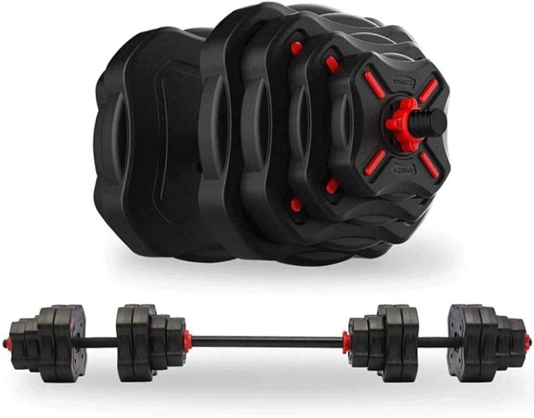 ZJHYXYH Dumbbell Men and Women Dumbbell Weight Lifting Dumbbell Home Fitness Equipment A Pair of Dumbbell Sports Equipment Barbell (Size : 20KG)