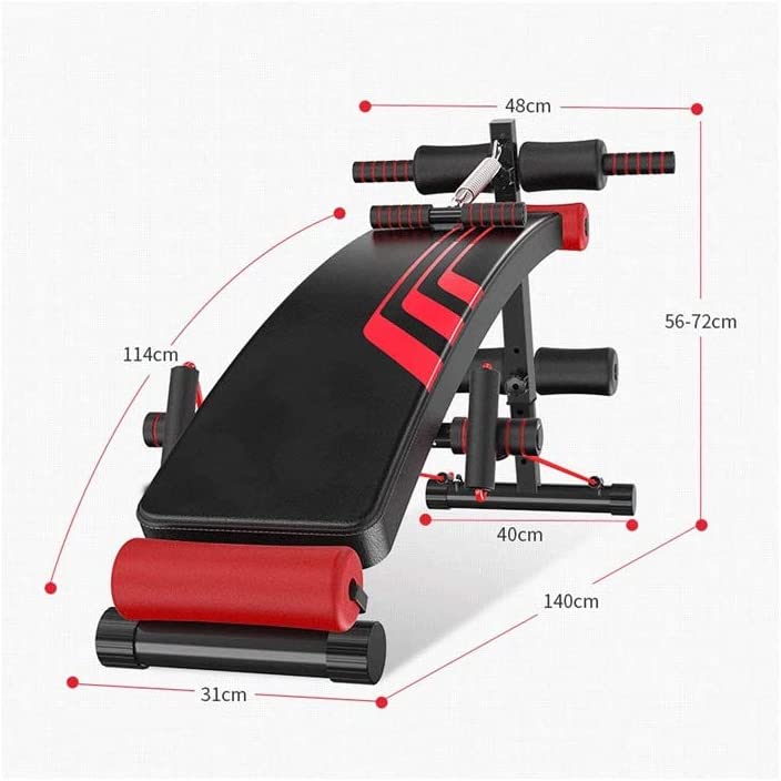 No-logo GYYWQZB Adjustable Workout Incline/Decline Bench Sit-up Board