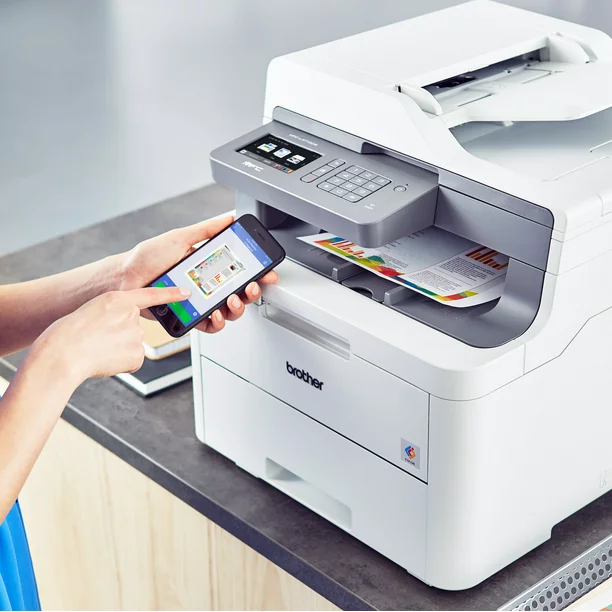 Brother Digital Color Laser All-in-One Printer, MFC-L3710CW, Wireless Printing