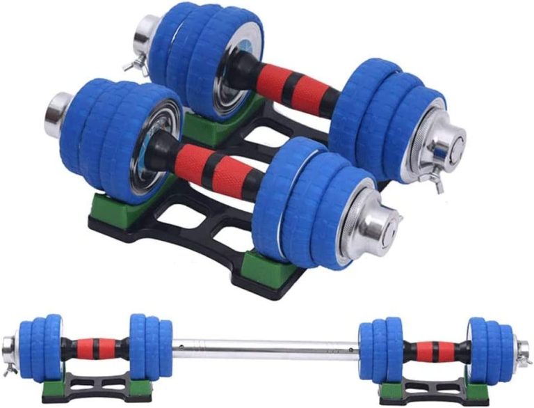 ZJHYXYH Barbell Set for Men and Women, with Connecting Rod, Can Be Used As Home Fitness Sports Barbell 10kg, 15KG, 20kg (Size : 15kg)