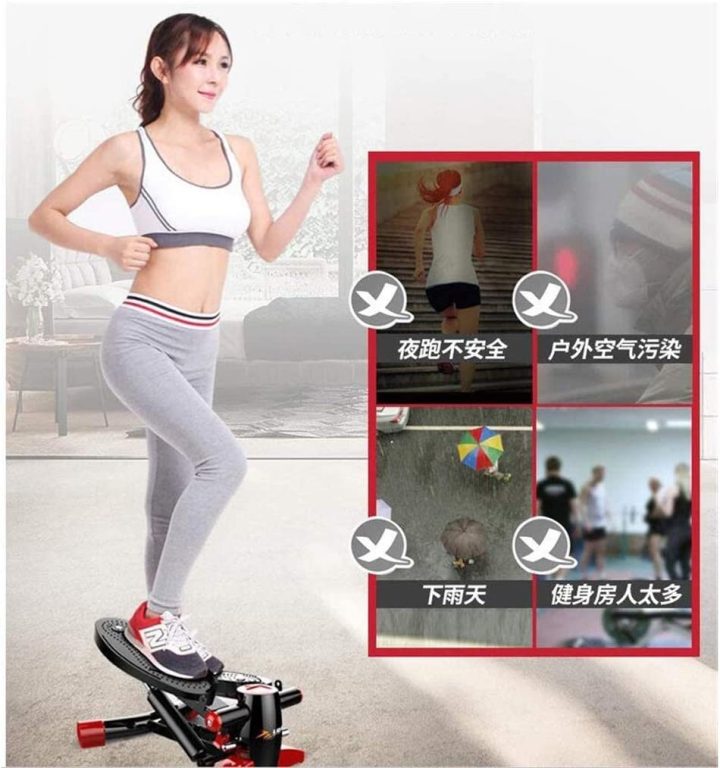 YFDM Pedal in-situ Sports Equipment Household Foot Female Pedal Pedal Stepper Small Weight Loss Fitness Machine Office Machine