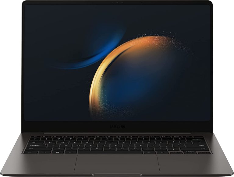 SAMSUNG 14” Galaxy Book3 Pro Laptop Computer, 13th Gen Intel Core i7-1360P Processor / 16GB / 512GB, 3K AMOLED Screen, 120hz, Fingerprint Reader, FHD Webcam, 2023 Model, NP940XFG-KC2US, Graphite