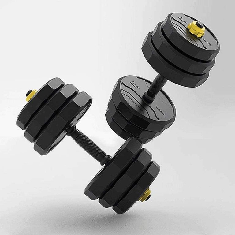 Nologo QAZWS Dumbbell Men and Women Dumbbell Weightlifting Dumbbell Home Fitness Equipment Dumbbell Exercise Equipment Barbell (Single) (Size : 20KG)