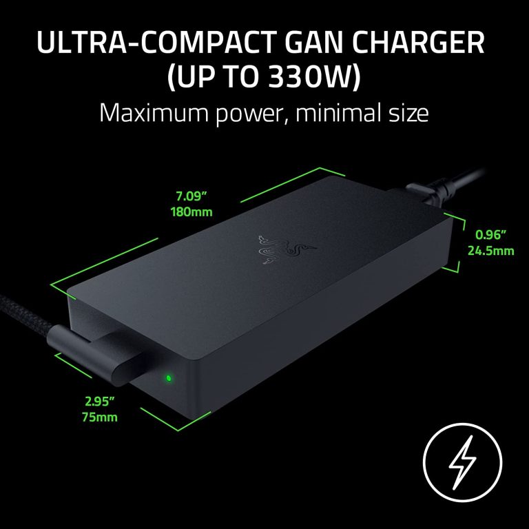 Razer Blade 16 Gaming -Laptop: NVIDIA GeForce RTX 4070 13th Gen Intel 24-Core i9 HX CPU – 16″ QHD+ 240Hz 16GB -RAM – 1TB SSD CNC Aluminum Compact GaN -Charger – Windows 11 Chroma RGB