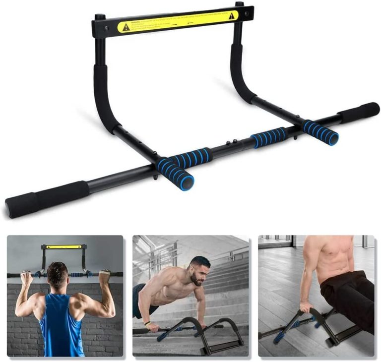 YFDM 85CM Adjustable Door Frame Pull Up Bar 100KG Without Screws Robust with Foam for Workout Fitness Home Trainer Equipment