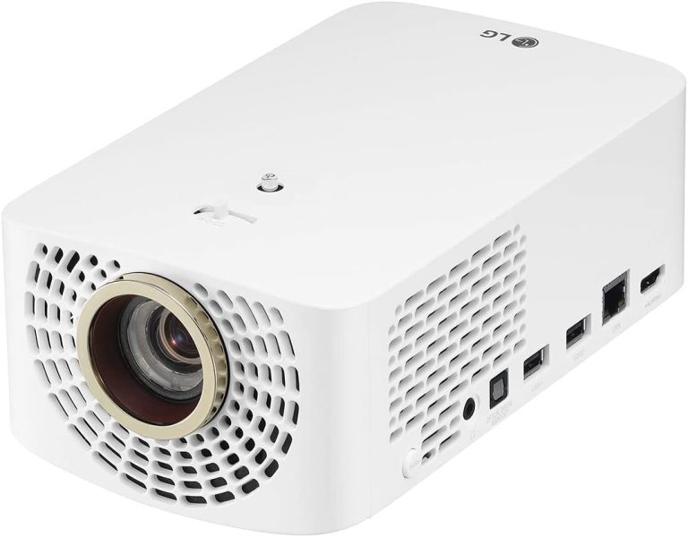 LG HF60LA LED Full HD Cinebeam Projector with Smart TV and Bluetooth Sound Out (White)