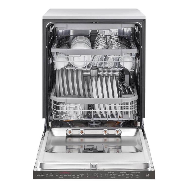 LG LDP6810BD TrueSteam Smart Wi-Fi Enabled 44-Decibel Top Control 24-in Built-In Dishwasher