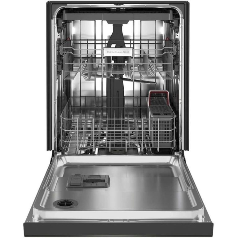 KitchenAid KDFE204KBS 39 dBA Black Stainless Front Control Built-In Dishwasher