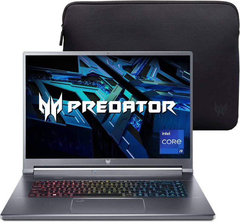 Acer Predator Triton 500 SE Gaming/Creator Laptop | 12th Gen Intel i9-12900H | GeForce RTX 3080 Ti | 16″ WQXGA 240Hz G-SYNC Display | 32GB LPDDR5 | 1TB Gen 4×4 SSD | Killer Wi-Fi 6E | PT516-52s-99EL