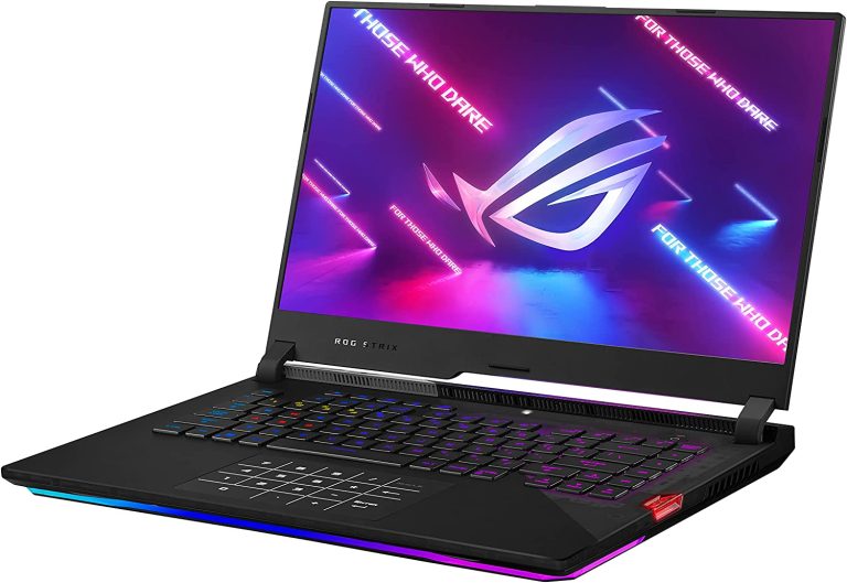 ASUS ROG Strix Scar 15 Gaming Laptop, 15.6″ 300Hz IPS Type FHD Display, NVIDIA GeForce RTX 3080, AMD Ryzen 9 5900HX, 16GB DDR4, 1TB SSD, Opti-Mechanical Per-Key RGB Keyboard, Windows 11, G533QS-DS94